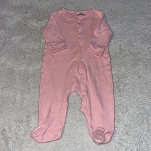 George pink snap up footie/ sleeper baby girl clothing
